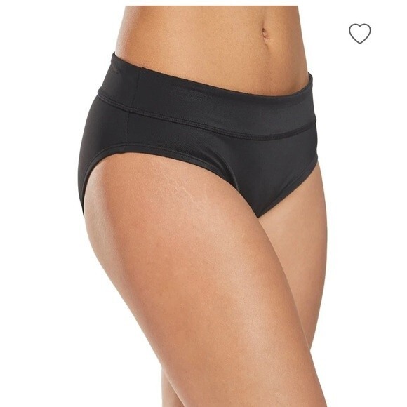 NWT Nike Texture Stripe Layered Tankini Top & Essential Full Bikini Bottom Small - Picture 11 of 16